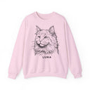 Custom Pet Portrait from Photo Sweatshirt - Collect Warm Hearts