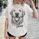 Custom Pet Portrait T-shirt - Collect Warm Hearts
