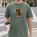 Custom Royal Pet and Owner Portrait Tee, Comfort Colors Dog Dad Shirt - Collect Warm Hearts