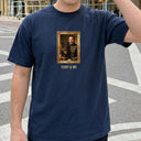 Custom Royal Pet and Owner Portrait Tee, Comfort Colors Dog Dad Shirt - Collect Warm Hearts