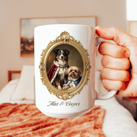 Custom Royal Pet Portrait Mug - Collect Warm Hearts