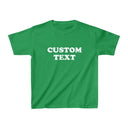 Custom Text 90s Baby Tee – Personalized Retro Tee | Customizable Y2K Fitted T-Shirt - Collect Warm Hearts