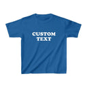 Custom Text 90s Baby Tee – Personalized Retro Tee | Customizable Y2K Fitted T-Shirt - Collect Warm Hearts