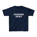 Custom Text 90s Baby Tee – Personalized Retro Tee | Customizable Y2K Fitted T-Shirt - Collect Warm Hearts