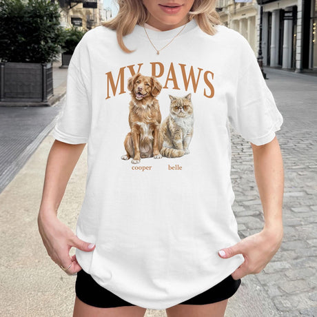 Custom Watercolor Pet Portrait Shirt - Collect Warm Hearts
