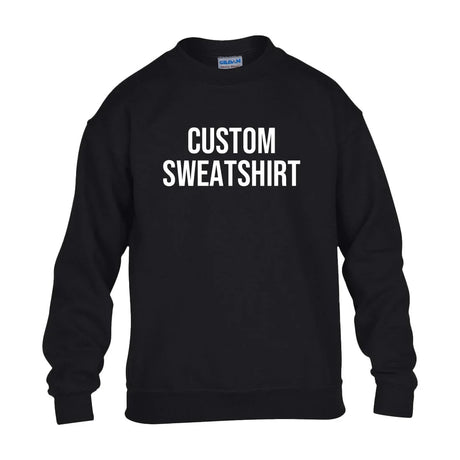 Custom Youth Sweatshirt – Personalized Kids Hoodie with Your Text, Logo, or Photo - Collect Warm Hearts