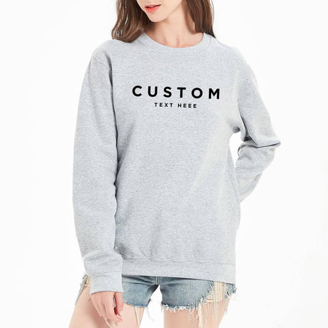 Custom Personalized Simple Sweatshirt - Collect Warm Hearts