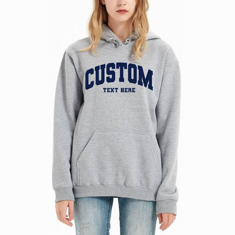 Custom Personalized Varsity Hoodie - Collect Warm Hearts