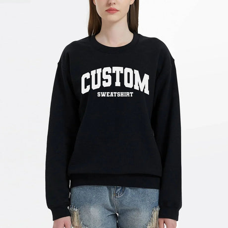 Custom Personalized Varsity Sweatshirt - Collect Warm Hearts